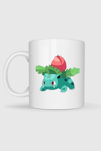 Bulbasaur Tasarımlı Kupa Bardak - Resim 2