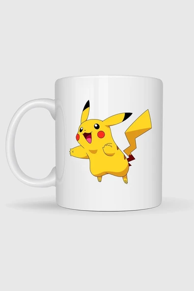 Pikachu Tasarımlı Kupa Bardak - Resim 2