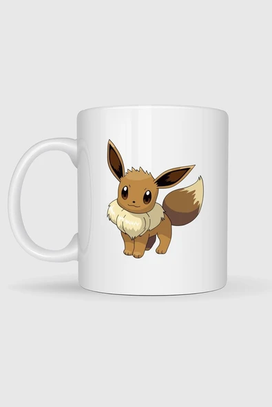 Eevee Tasarımlı Kupa Bardak - Resim 2