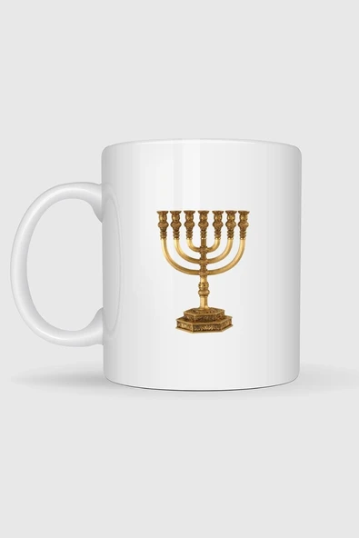 Temple İn Jerusalem Yahudi Bayram Tasarımlı Kupa Bardak - Resim 2