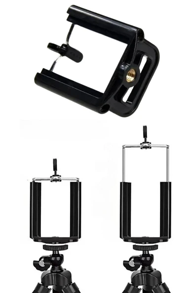 Vos Versa Cep Telefonu Uyumlu Tripod Başlığı VVE1130 - Resim 4