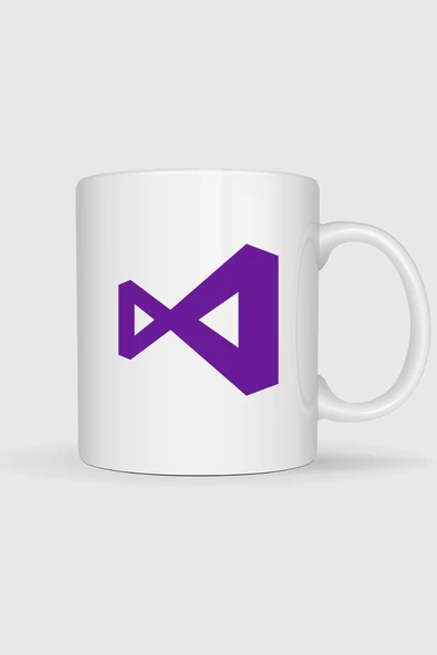 Visual Studio Logo Tasarımlı Kupa Bardak ürün görseli