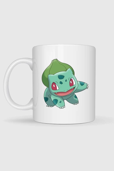 Bulbasaur Wikia Tasarımlı Kupa Bardak - Resim 2