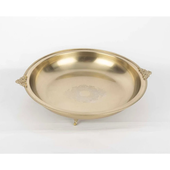 Mikasa Moor Pirinç İşemeli Ayaklı Tepsi 31x7cm ürün görseli