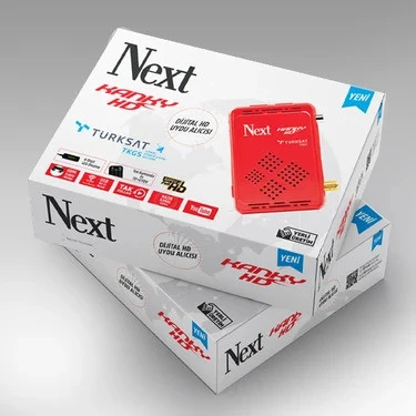 Next Kanky Tgks'li Mpeg4 Hd Uydu Alıcısı + 5Metre anten kablosu - Resim 2