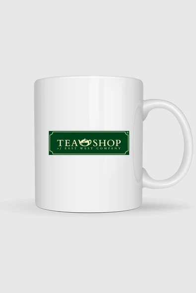 Logo Çay Odası Afiş Marka Tasarımlı Kupa Bardak ürün görseli