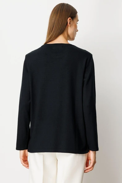 65358 ONTEKS DÜĞMELİ KAZAK - Resim 7