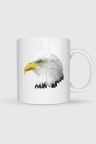 Bald Eagle, American Eagle Head Tasarımlı Kupa Bardak ürün görseli