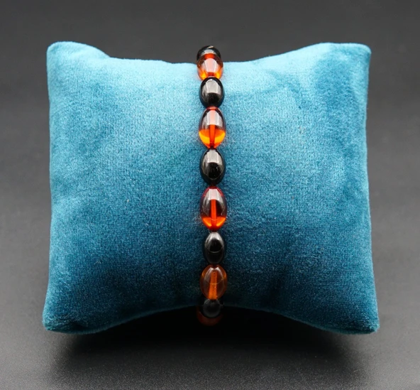 Oltu Taşı ve Kehribar Kadın Bileklik sb00050 - Resim 3