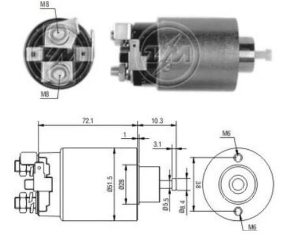 Mitsubıshı Ticarı Mars Otomatıgı 12v L300 Ym Accent Mazda 323 (cbs4530) Sonata 3,0i - Zm 0698 ürün görseli