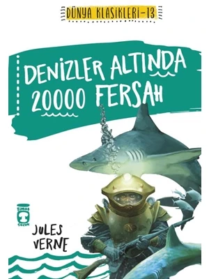 Denizevler Altında 20000 Fersah - Timaş Yayınları ürün görseli 1