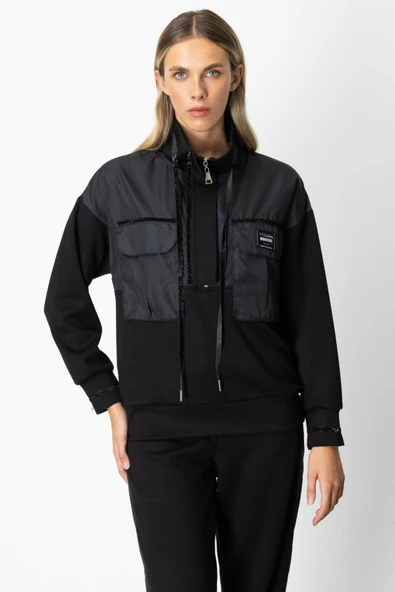 66324 ONTEKS EŞF. ÜST CEPLİ DİK YAKA UZUN ürün görseli 1