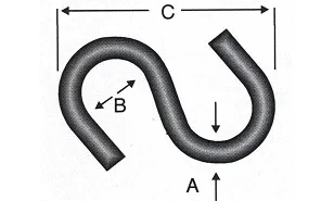 Es - S Kanca 3,25x50 - 100 Adet - Resim 2