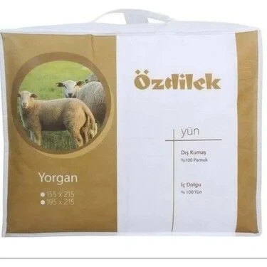Özdilek Çift Kişilik Yün Yorgan 195x215 cm ürün görseli