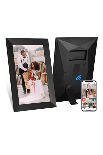 Dijital Fotoğraf Çerçevesi WiFi 10.1 inç 32GB Dokunmatik Ekran, Uygulama Üzerinden Fotoğraf/Video Paylaşımı - Resim 4