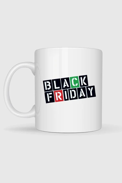 Black Friday Cyber Monday Discounts Tasarımlı Kupa Bardak - Resim 2