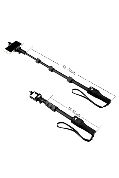 Vos Versa Bluetooth  Kumandalı  Profesyonel Monopod  Selfie Çubuğu Yunteng-1288 - Resim 4