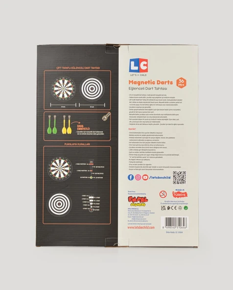 ENFAL Let's Be Child Eğlenceli Manyetik Dart Seti LC-31064 - Resim 2