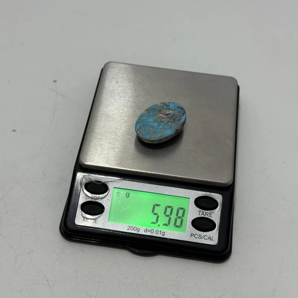 Doğal İran Nişabur Firuze (Turkuaz) Taşı 29,9 Karat - 5,98 Gram - Resim 4
