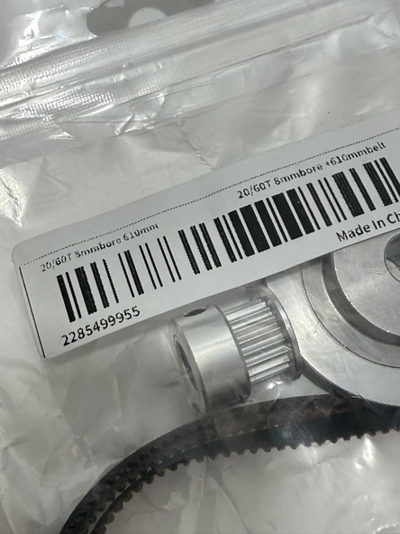 Gt2 Triger Kayışı Kasnağı 20/60T 8mm - Resim 3