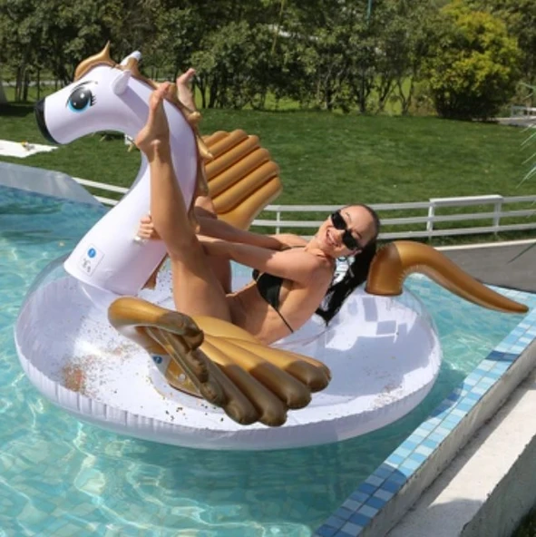 Crivit Pegasus Şişme Deniz Yatağı 226x200x120cm - Resim 3