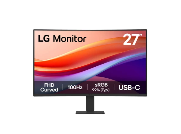 27 LG 27U421A-B FHD 5MS 100HZ HDMI USB-C CURVED ürün görseli