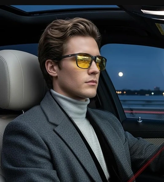 Attcl Metal Çerçeve Polorize Sürüş Güneş Gözlüğü - Resim 2