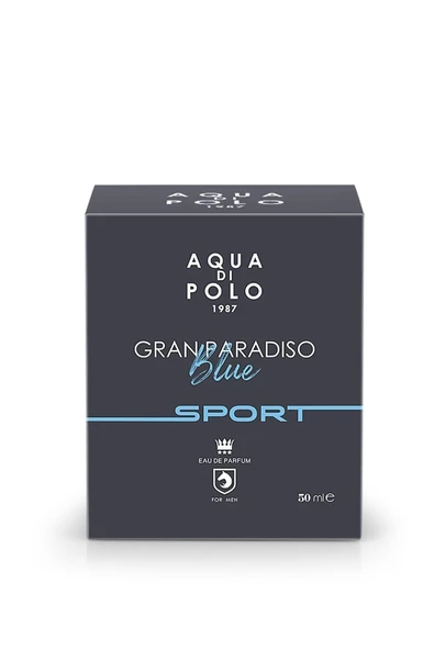 Aqua di Polo 1987 APCN000513 Gran Paradiso Blue Sport EDP 50 ml Erkek Parfüm - Resim 2