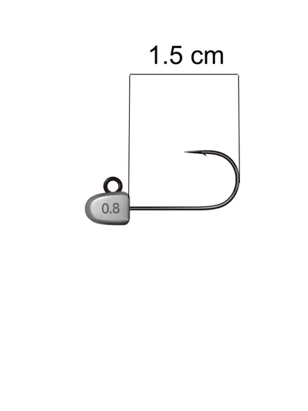 JUNGLEGYM J313 JH TG JIG HEAD NO:10 3 ADET – 1.5cm Uzunluk - Resim 2