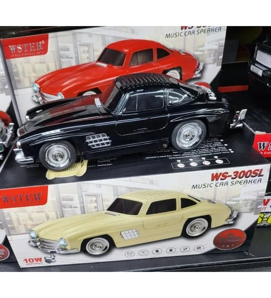 Wster WS-300SL Nostaljik Ledli Roadster Araba Bluetooth Hoparlör ürün görseli