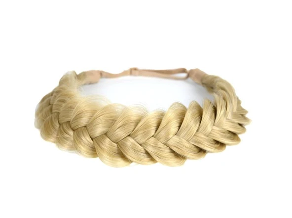 Örgü Saç Bandı Postiş - Resim 2