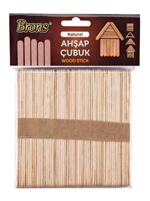 Brons Natural Geniş Ahşap Çubuklar Br-901 ürün görseli 1