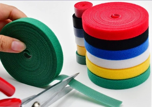 Cırt Cırt Sabitleyici Kablo Düzenleyici 5 metre x 1cm ürün görseli 1