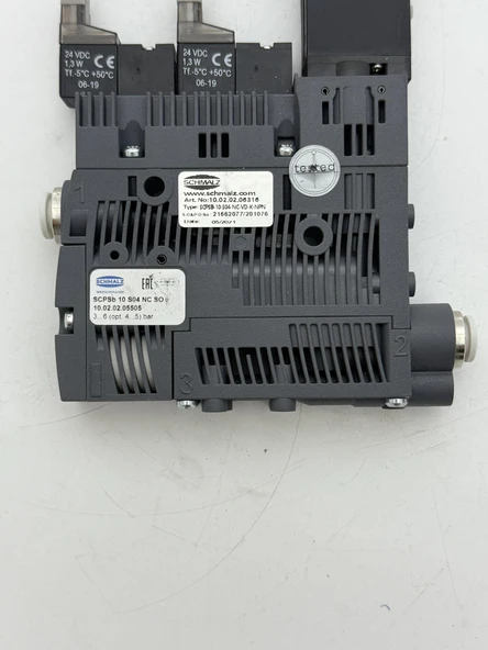 Schmalz SCPSb 10 S04 NC Kompakt Vakum Ejektör 2.El - Resim 2