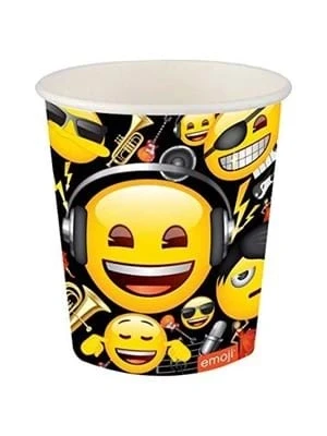 Nedi Karton Bardak 8 Li Emojiler Partisi 322174 ürün görseli 1