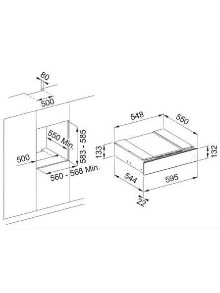 Isıtma Çekmecesi FMY 14 DRW BK - Resim 5
