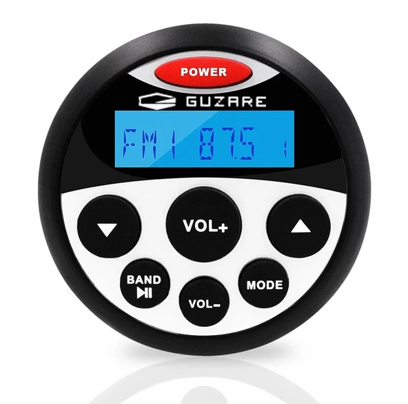 Guzare GR304 Su Geçirmez Bluetooth Marin Stereo Radyo ürün görseli