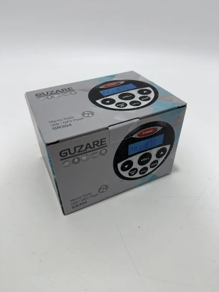 Guzare GR304 Su Geçirmez Bluetooth Marin Stereo Radyo - Resim 7