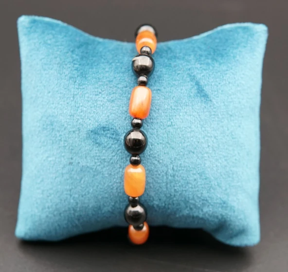 Oltu Taşı  ve Kehribar Kadın Bileklik sb00053 ürün görseli 1