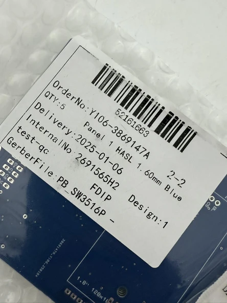 52161663 PCB Elektronik Devre Kartı 5 Adet - Resim 4