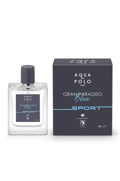 Aqua di Polo 1987 APCN000513 Gran Paradiso Blue Sport EDP 50 ml Erkek Parfüm ürün görseli 1