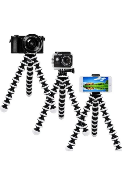 Vos Versa 16 Cm Oynar Ayaklı Ahtapot Tripod VVE1111 - Resim 3