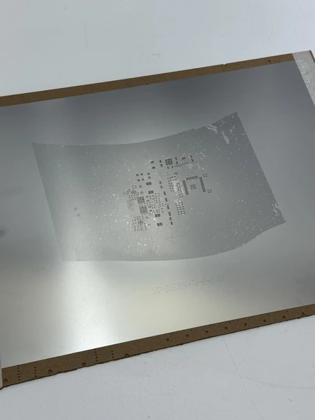 SW3516P Lazer Kesim Paslanmaz Çelik Pcb Devre Şablon 28x38cm - Resim 3