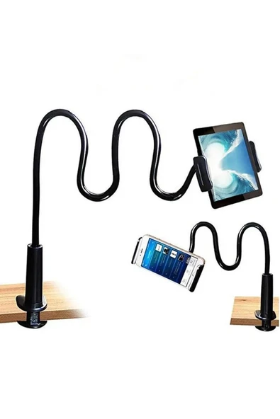 Vos Versa Sıkıştırmalı Masaüstü Telefon Ve Tablet Tutucu VVE1022 - Resim 3