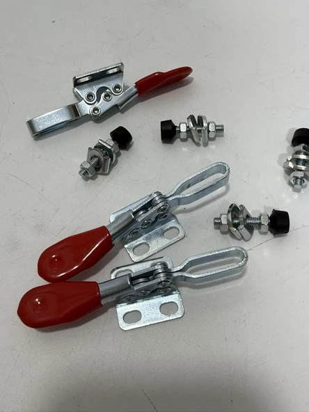 GH-201 Yatay Tip Hızlı Sabitleme Kelepçesi 4 Adet - Resim 3