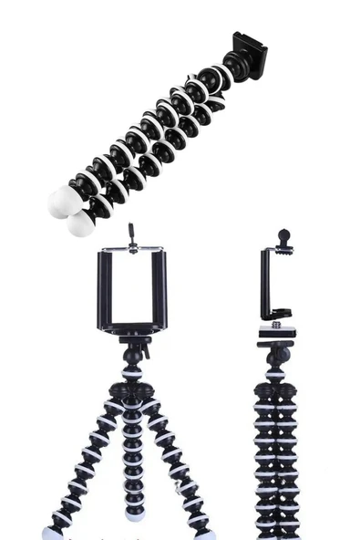 Vos Versa 16 Cm Oynar Ayaklı Ahtapot Tripod VVE1111 - Resim 4