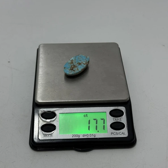 Doğal İran Nişabur Firuze (Turkuaz) Taşı 17,7 Karat - 3,52 Gram - Resim 4
