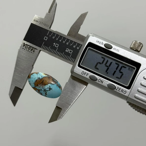 Doğal İran Nişabur Firuze (Turkuaz) Taşı 17,1 Karat - 3,4 Gram - Resim 3