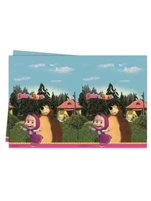 Nedi Lisanslı Masa Örtüsü Masha İle Ayısı 86515 ürün görseli 1