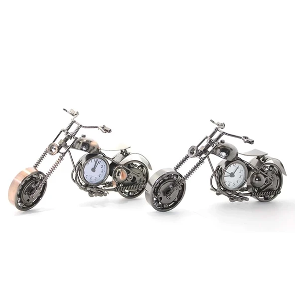 Masaüstü Dekoratif Metal Motor Saat ürün görseli 1